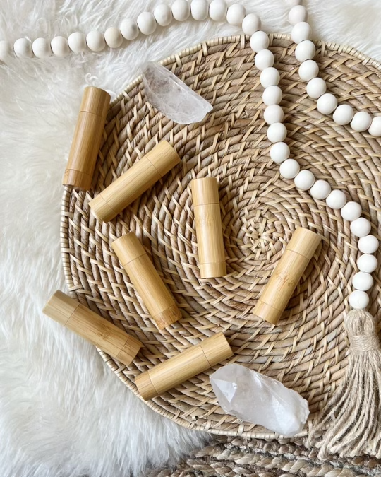 All Natural Lip Balm in Bamboo Tube